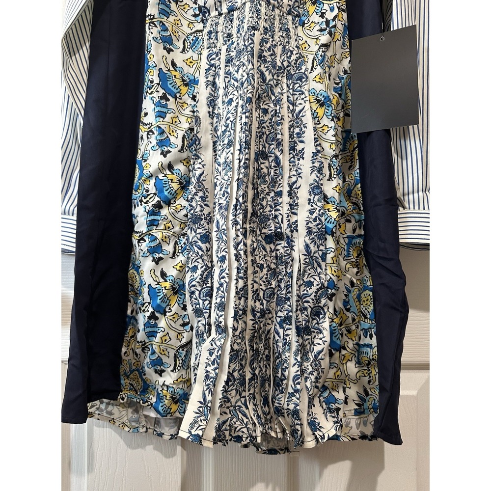 Tuckernuck Goldenrod Chintz Stripe Benji Dress xs - Picture 4 of 12